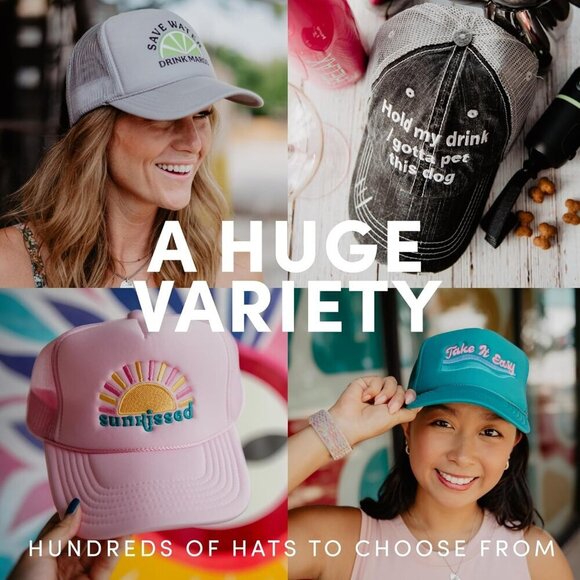 Trucker Hat Cotton Polyester Sun Sun Hat Women Adjustable main image 4